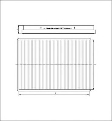MAGNETI MARELLI 154064174480 -  Фильтр воздуха в салоне
